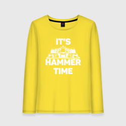 Женский лонгслив хлопок It's hammer time