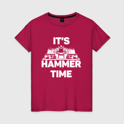 Женская футболка хлопок It's hammer time