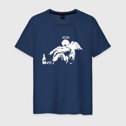 Banksy – Мужская футболка хлопок с принтом купить со скидкой в -20%