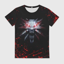 Женская футболка 3D Ведьмак the Witcher Геральт