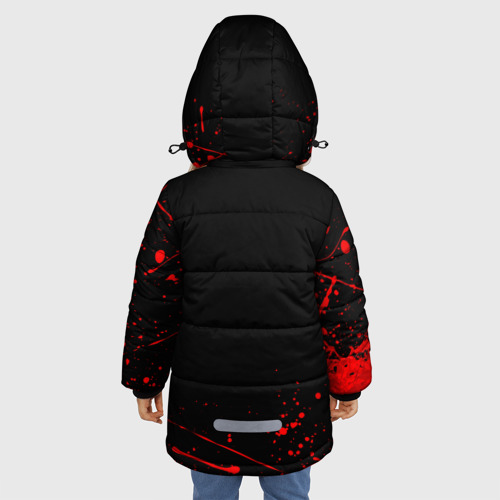 Зимняя куртка для девочек 3D Ведьмак the Witcher Геральт, цвет красный - фото 4