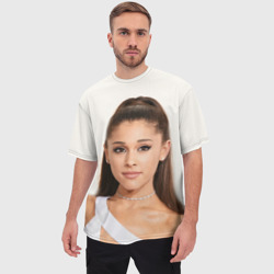 Мужская футболка oversize 3D Ariana Grande Ариана Гранде - фото 2