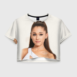 Женская футболка Crop-top 3D Ariana Grande Ариана Гранде