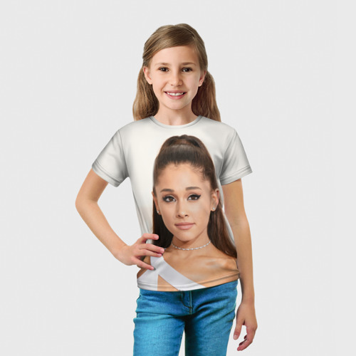 Детская футболка 3D Ariana Grande Ариана Гранде, цвет 3D печать - фото 5