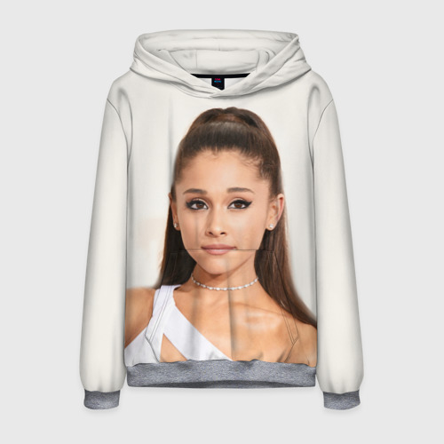 Мужская толстовка 3D Ariana Grande Ариана Гранде, цвет меланж