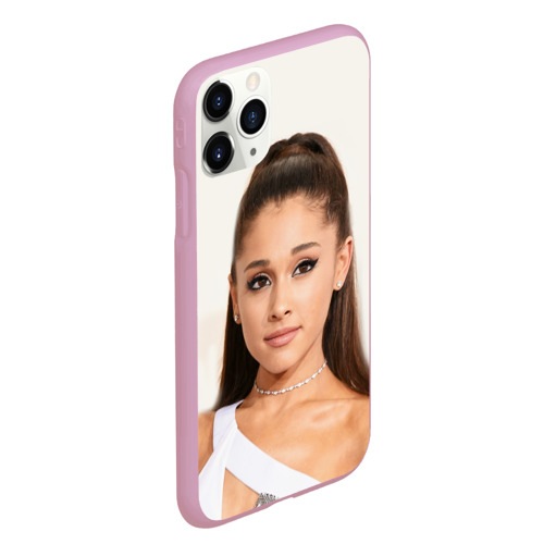 Чехол для iPhone 11 Pro Max матовый Ariana Grande Ариана Гранде, цвет розовый - фото 3