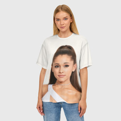 Женская футболка oversize 3D Ariana Grande Ариана Гранде - фото 2