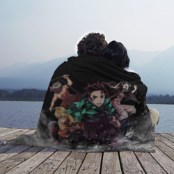 Плед 3D Клинок рассекающий демонов KNY - фото 2