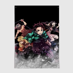 Постер Клинок рассекающий демонов KNY