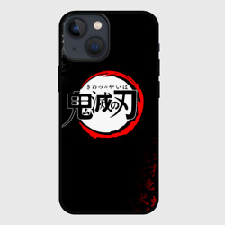 Чехол для iPhone 13 mini Клинок рассекающий демонов demon Slayer Kimetsu no Yaiba