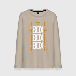 Мужской лонгслив хлопок Box box box