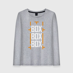 Женский лонгслив хлопок Box box box