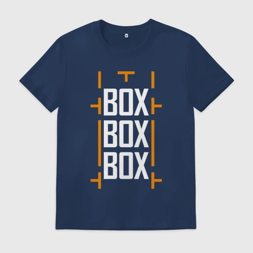 Мужская футболка хлопок Box box box