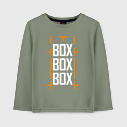 Детский лонгслив хлопок Box box box