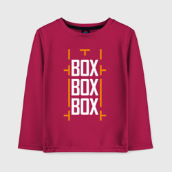 Детский лонгслив хлопок Box box box