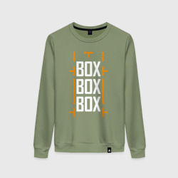 Женский свитшот хлопок Box box box