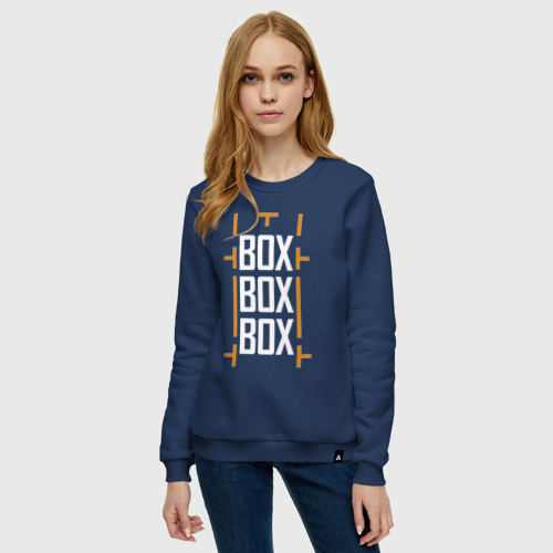 Женский свитшот хлопок Box box box - фото 3