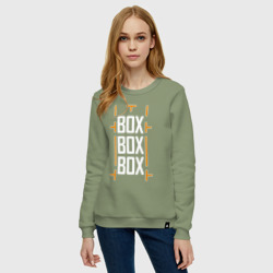 Женский свитшот хлопок Box box box - фото 2