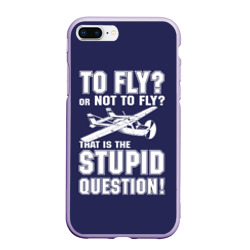 Чехол для iPhone 7Plus/8 Plus матовый Летать, или не летать?