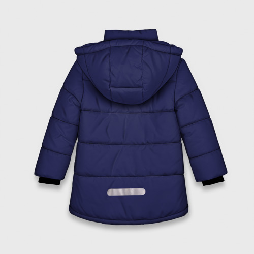 Зимняя куртка для девочек 3D Летать, или не летать?, цвет черный - фото 2