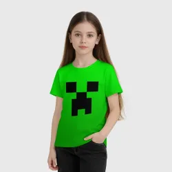 Детская футболка 3D Minecraft Creeper Крипер - фото 2