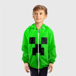 Детская ветровка 3D Minecraft Creeper Крипер - фото 2