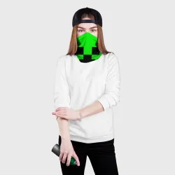 Бандана-труба 3D Minecraft Creeper Крипер - фото 2