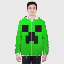 Мужская куртка 3D Minecraft Creeper Крипер - фото 4