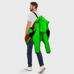 Мужская зимняя куртка 3D Minecraft Creeper Крипер - фото 5