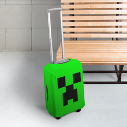 Чехол для чемодана 3D Minecraft Creeper Крипер - фото 2