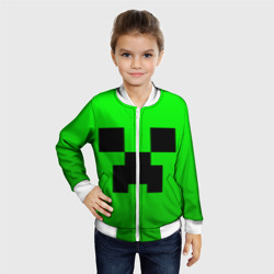 Детский бомбер 3D Minecraft Creeper Крипер - фото 2