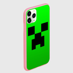 Чехол для iPhone 11 Pro Max матовый Minecraft Creeper Крипер - фото 2
