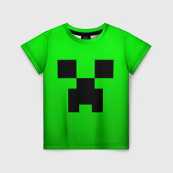 Minecraft Creeper Крипер – Детская футболка 3D с принтом купить со скидкой в -33%