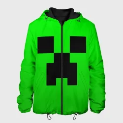 Мужская куртка 3D Minecraft Creeper Крипер