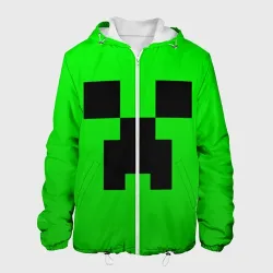 Мужская куртка 3D Minecraft Creeper Крипер