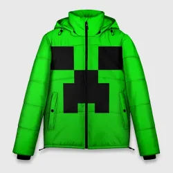 Мужская зимняя куртка 3D Minecraft Creeper Крипер