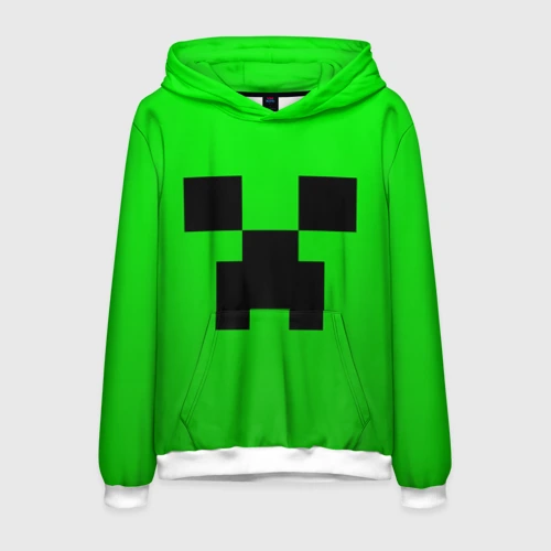 Мужская толстовка 3D Minecraft Creeper Крипер