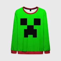 Мужской свитшот 3D Minecraft Creeper Крипер