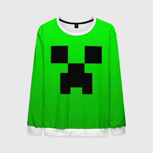Мужской свитшот 3D Minecraft Creeper Крипер