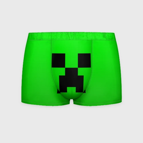 Мужские трусы 3D Minecraft Creeper Крипер