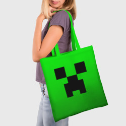 Шоппер 3D Minecraft Creeper Крипер - фото 2