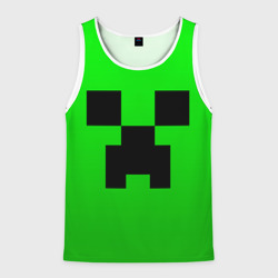 Мужская майка 3D Minecraft Creeper Крипер