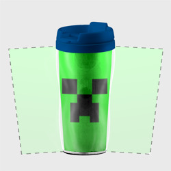 Термокружка-непроливайка Minecraft Creeper Крипер - фото 2