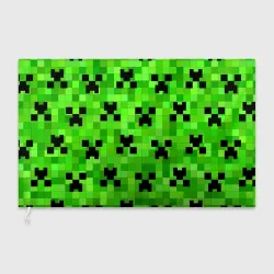 Флаг 3D Minecraft Майнкрафт