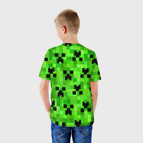 Детская футболка 3D Minecraft Майнкрафт, цвет 3D печать - фото 4