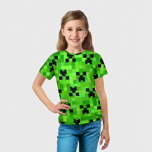 Детская футболка 3D Minecraft Майнкрафт, цвет 3D печать - фото 5
