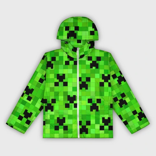 Женская ветровка 3D Minecraft Майнкрафт