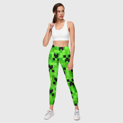 Леггинсы 3D Minecraft Майнкрафт - фото 5