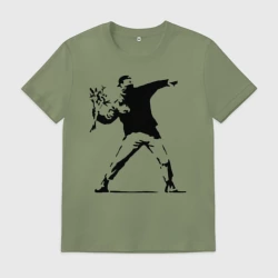 Мужская футболка хлопок Banksy