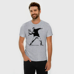 Мужская футболка хлопок Slim Banksy - фото 2